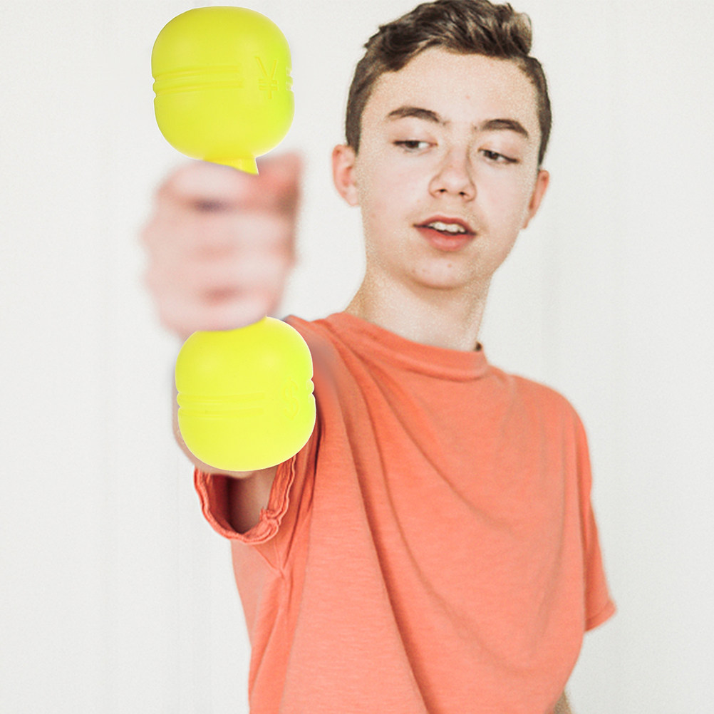 Dumbbell Set - 4組の子供用ダンベルセット。音が出る、軽量、プラスチック製で安全な設計。幼児期の運動、ダンス、運動療法、感覚刺激に適しています。