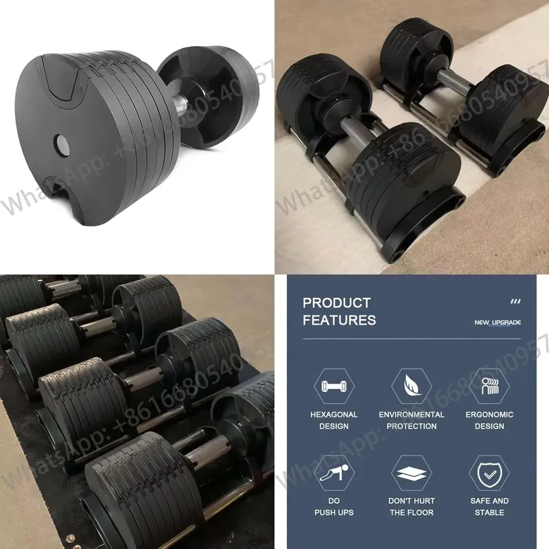 2.5-80KGウェイトダンベルセット高品質塗装フィットネス - Dumbbell Set のレビューと価格