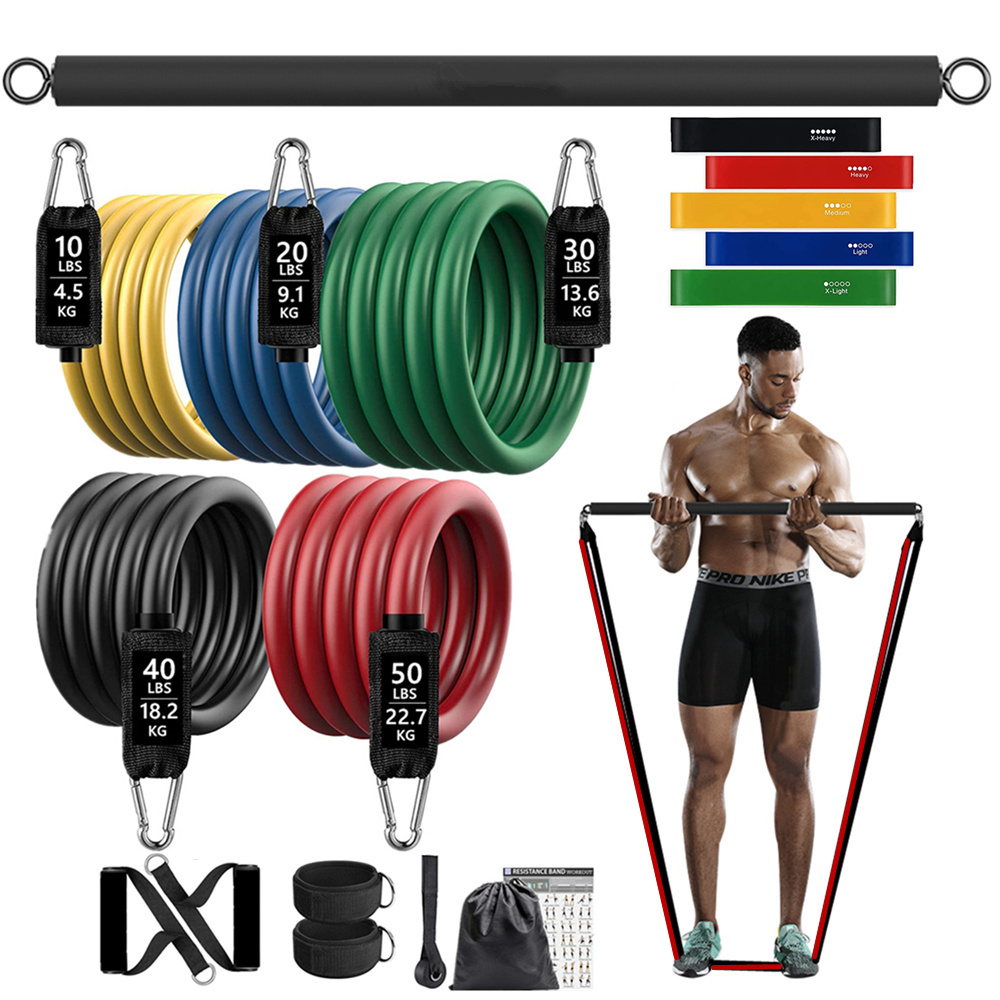 150ポンド フィットネス戦利品抵抗弾性バンドワークアウト  - Dumbbell Set のレビューと価格
