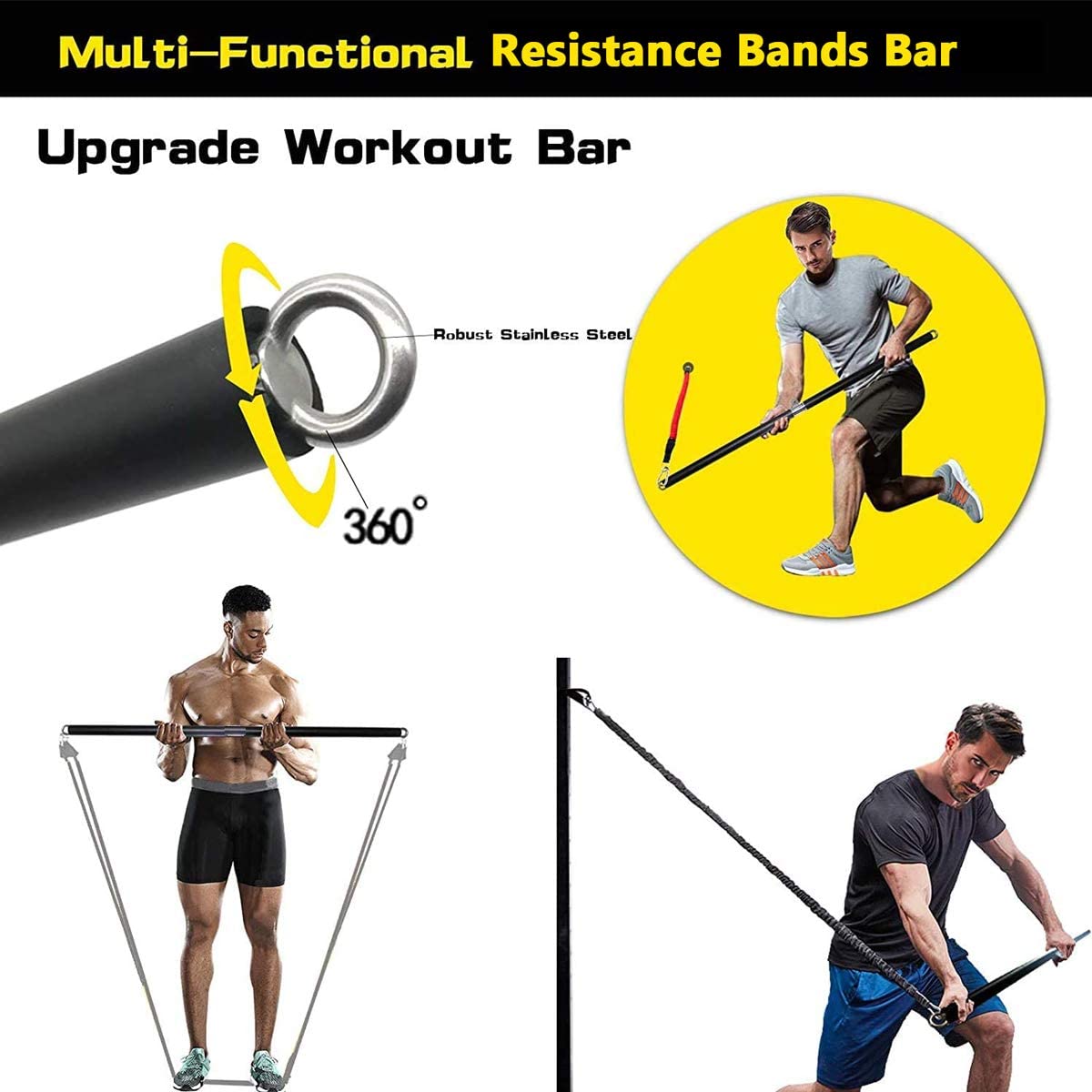150ポンド フィットネス戦利品抵抗弾性バンドワークアウト  - Dumbbell Set のレビューと価格